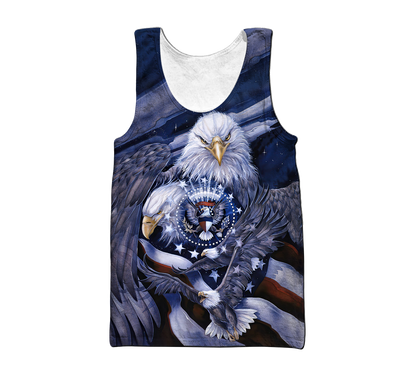 American Spirit Eagle 3D All Over Print  Hoodie DL20219