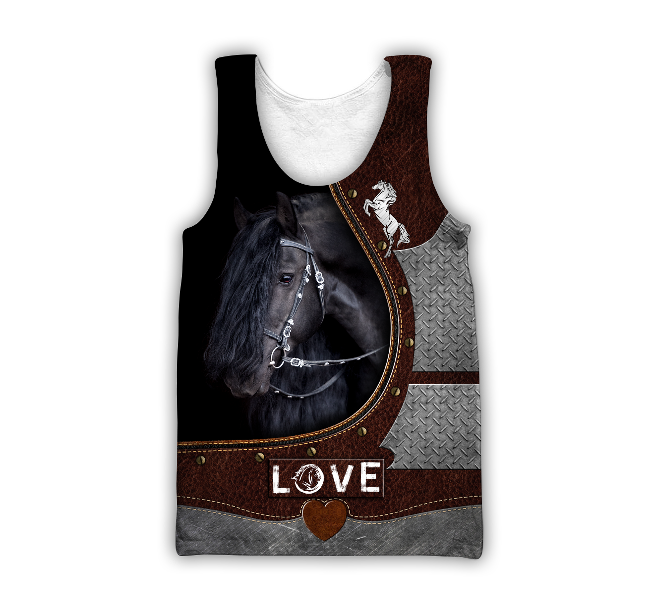 Beautiful Horse 3D All Over Printed Shirts For Men And Women TR2505201S-Apparel-MP-Tank Top-S-Vibe Cosy™