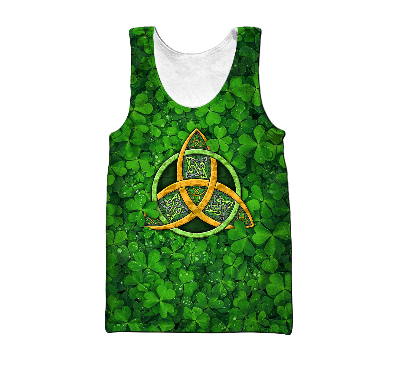 Happy St Patrick's Day Irish Hoodie T-Shirt Sweatshirt for Men and Women Pi170202-Apparel-NM-Men's tank top-S-Vibe Cosy™