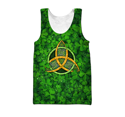 Happy St Patrick's Day Irish Hoodie T-Shirt Sweatshirt for Men and Women Pi170202-Apparel-NM-Men's tank top-S-Vibe Cosy™