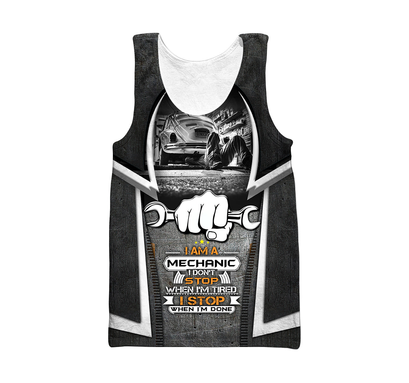 Mechanic 3D All Over Printed Hoodie For Men and Women TN10092001