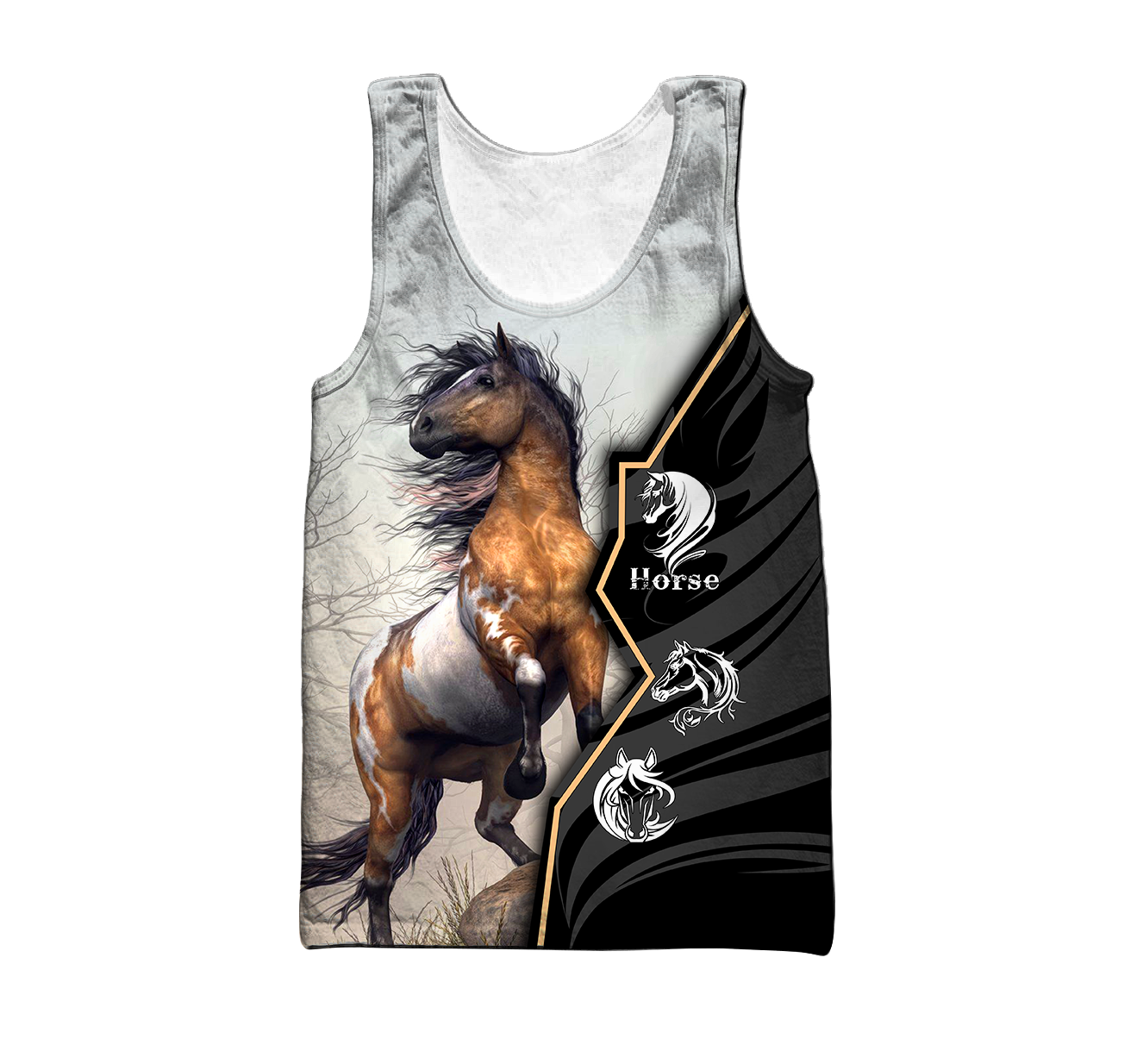Beautiful Horse 3D All Over Printed shirt for Men and Women Pi040104-Apparel-NNK-Hoodie-S-Vibe Cosy™
