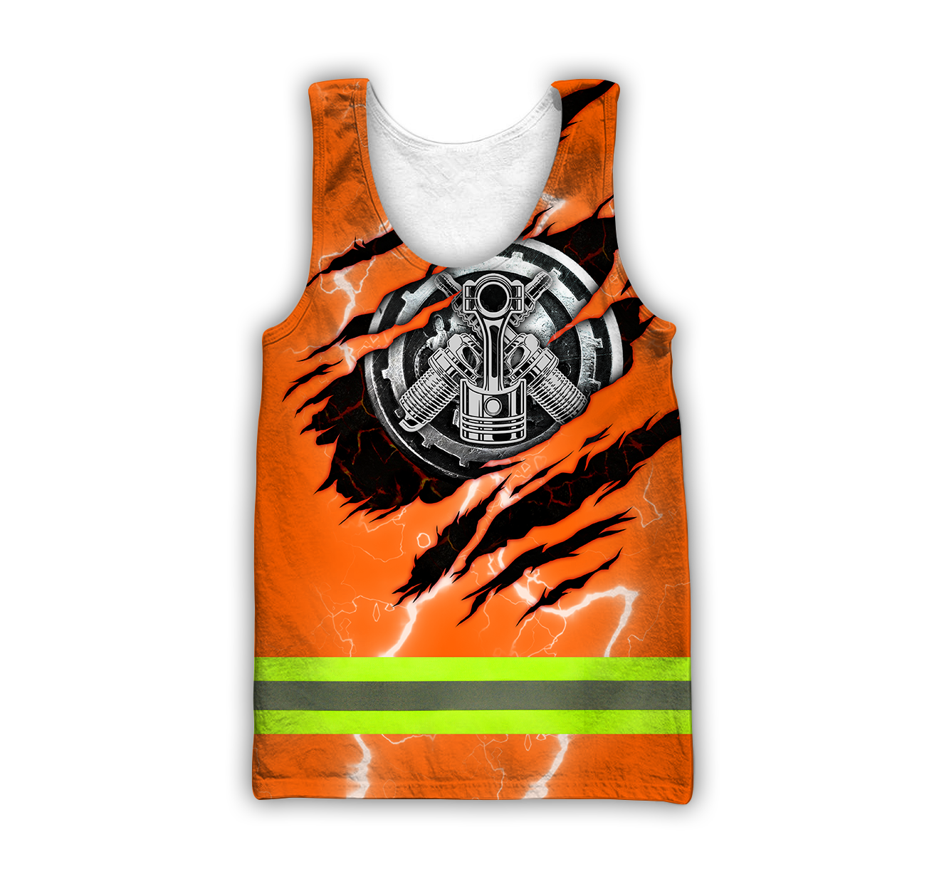 All Over Printed Mechanic Hoodie For Men and Women TRST1610202