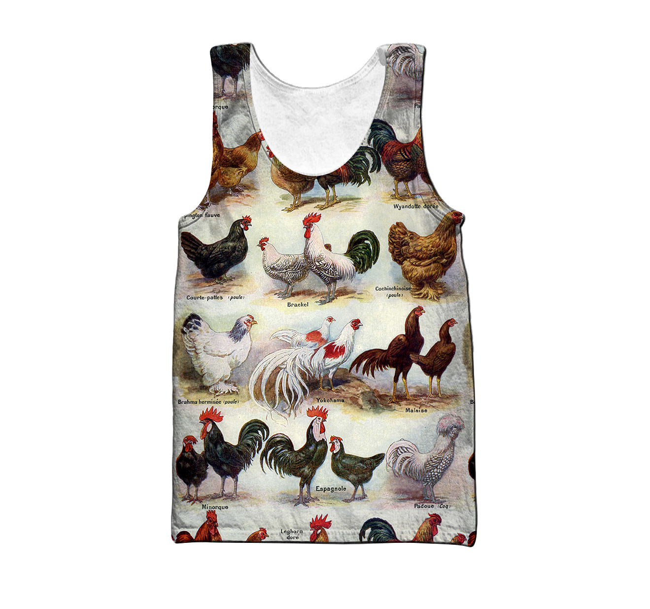 Premium Rooster 3D All Over Printed Unisex Shirts