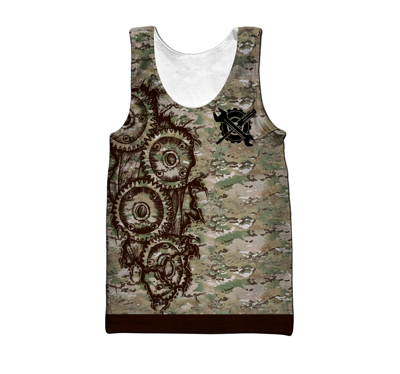Mechanic Camo 3D All Over Printed Hoodie For Men and Women TN15092003