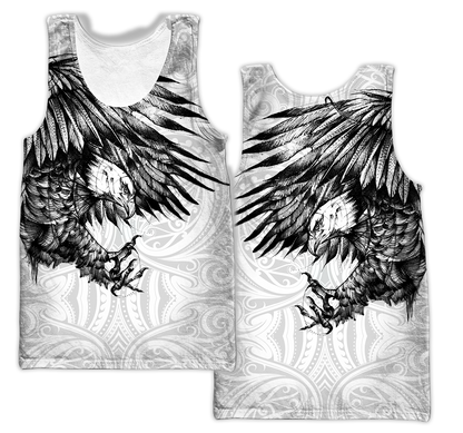 Eagle Tattoo Art Hoodie T Shirt For Men and Women HAC300503-NM-Apparel-NM-Tank Top-S-Vibe Cosy™