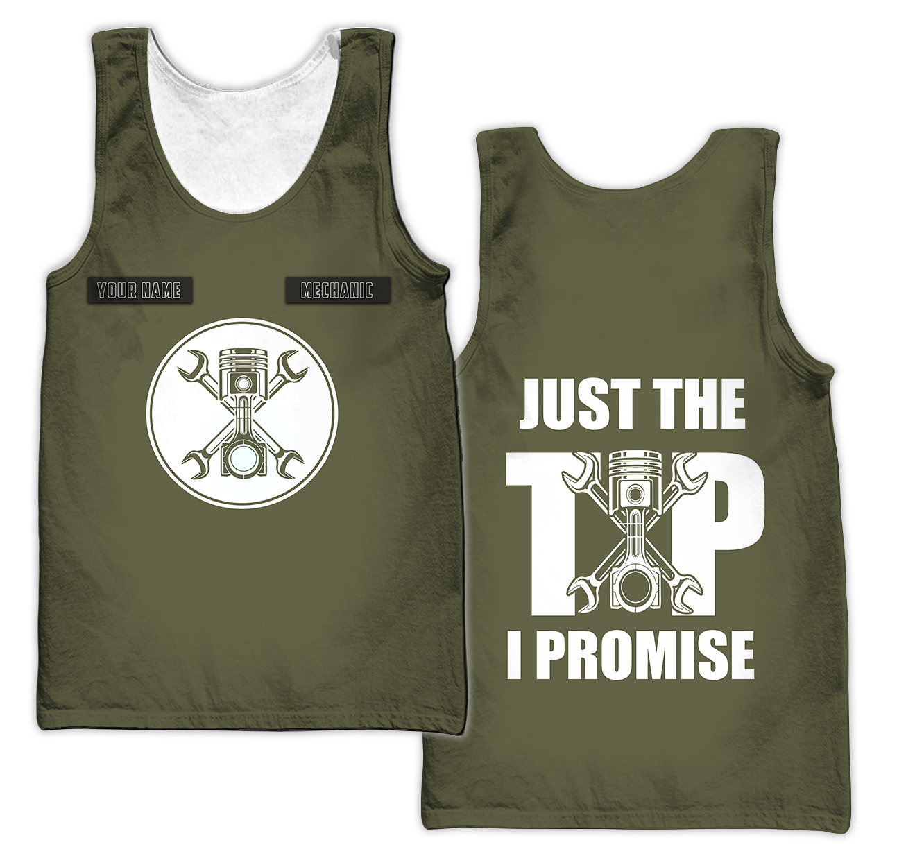Mechanic Just The Tip I Promise All Over Printed Hoodie For Men and Women VP20102001