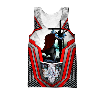 Knights Templar 3D all over printed for men and women PL19082003