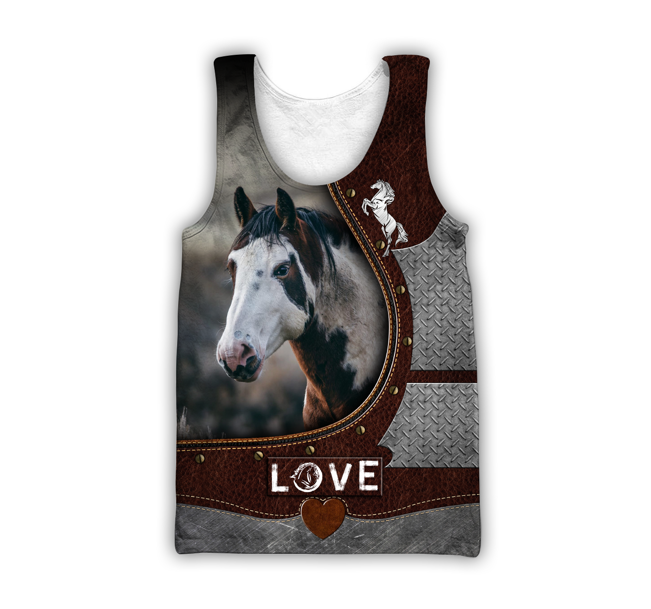 Love Beautiful Horse 3D All Over Printed Shirts For Men And Women TR2505204S-Apparel-MP-Tank Top-S-Vibe Cosy™
