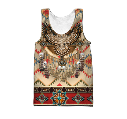 Native American Pattern Dreamcatcher 3D All Over Printed Shirts For Men