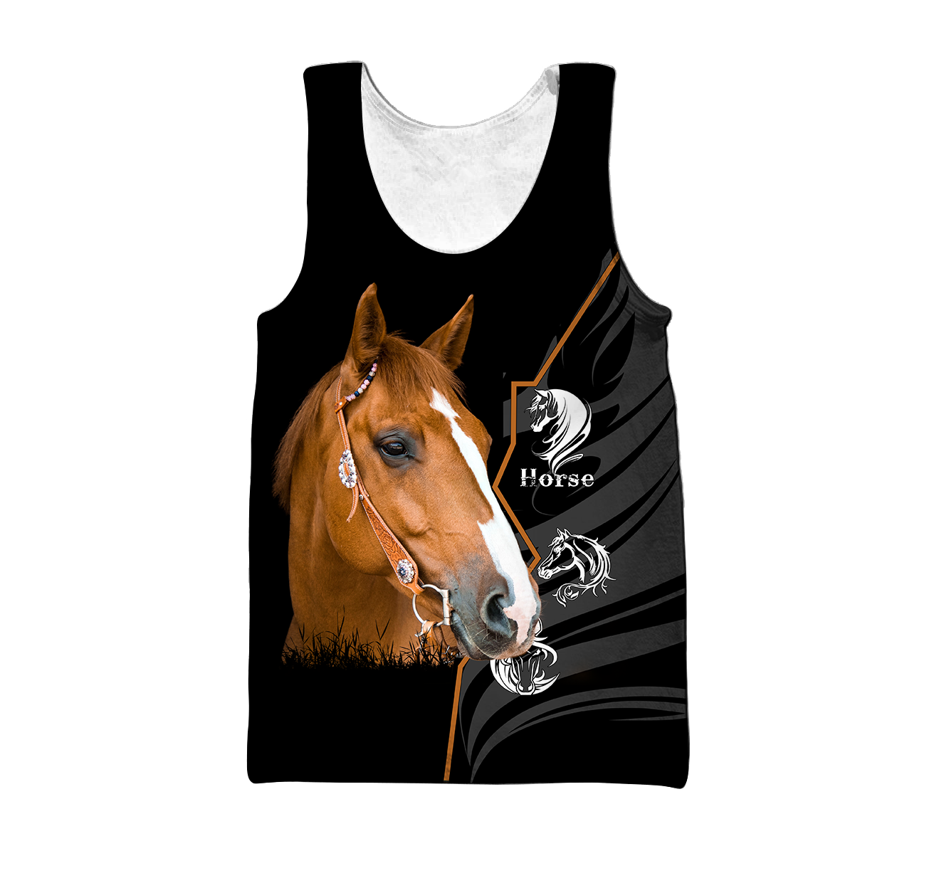 Beautiful Horse 3D All Over Printed shirt for Men and Women Pi040106-Apparel-TA-Tank Top-S-Vibe Cosy™