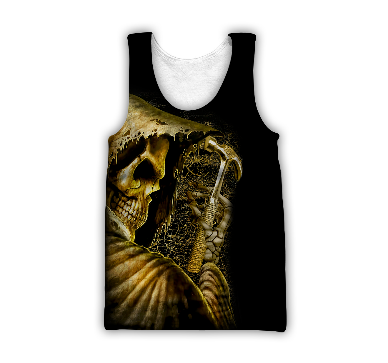 Skull Roofer All Over Printed Hoodie For Men MEI