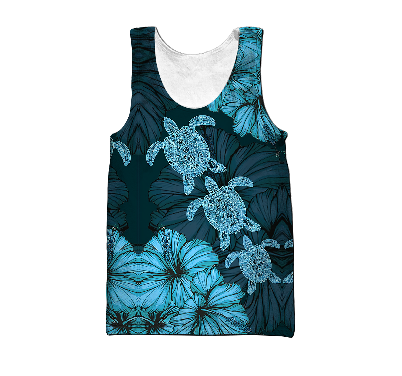 Turtle 3d hoodie shirt for men and women HAC270407-Apparel-HG-Men's tank top-S-Vibe Cosy™