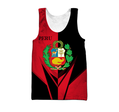 Peru 3d hoodie shirt for men and women HAC220606-Apparel-HG-Men's tank top-S-Vibe Cosy™