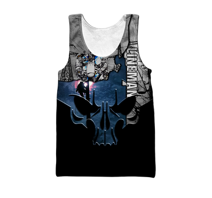 Lineman 3D All Over Printed Hoodie HAC230901