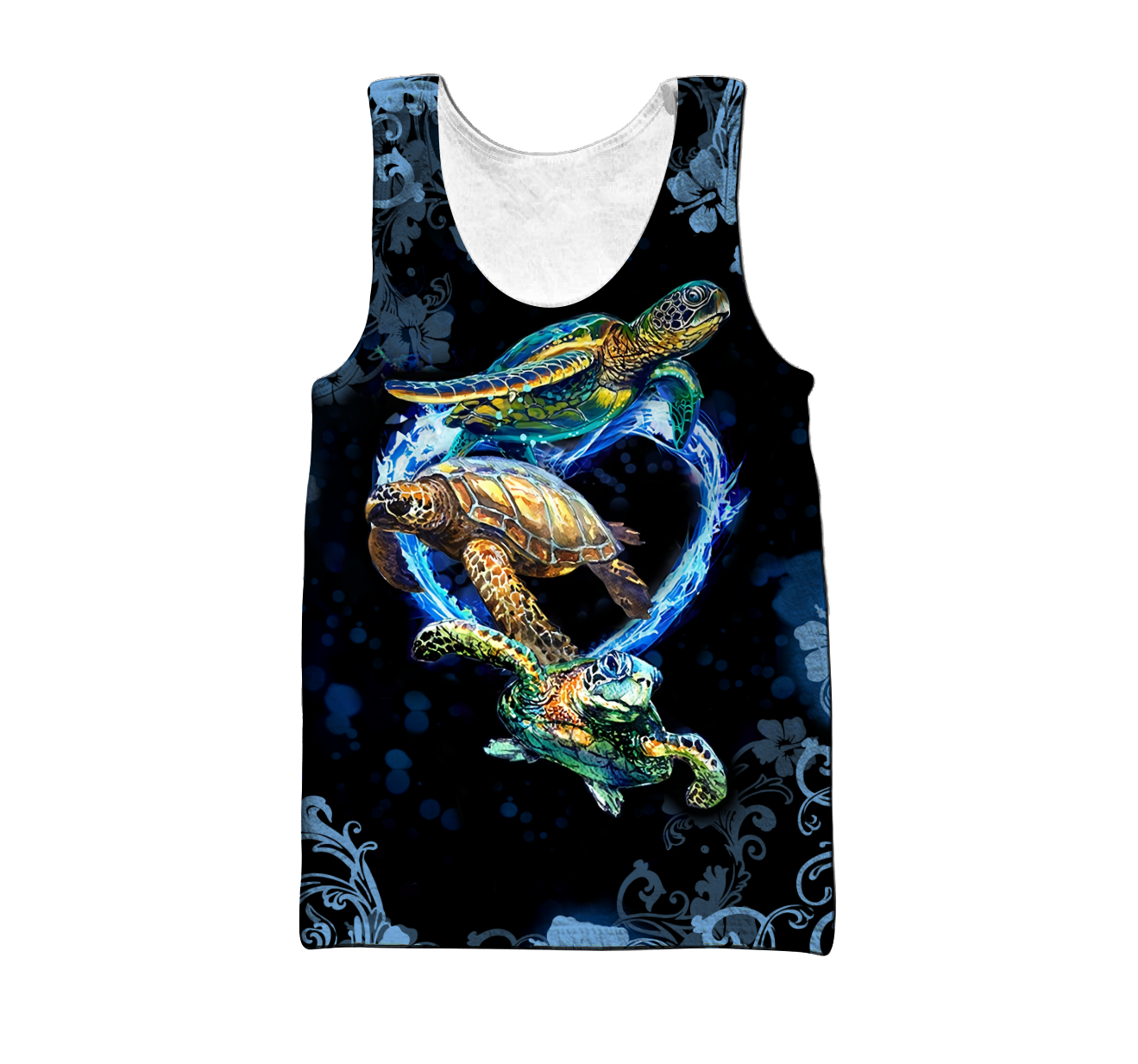 Turtle 3d hoodie shirt for men and women HAC270409-Apparel-HG-Men's tank top-S-Vibe Cosy™