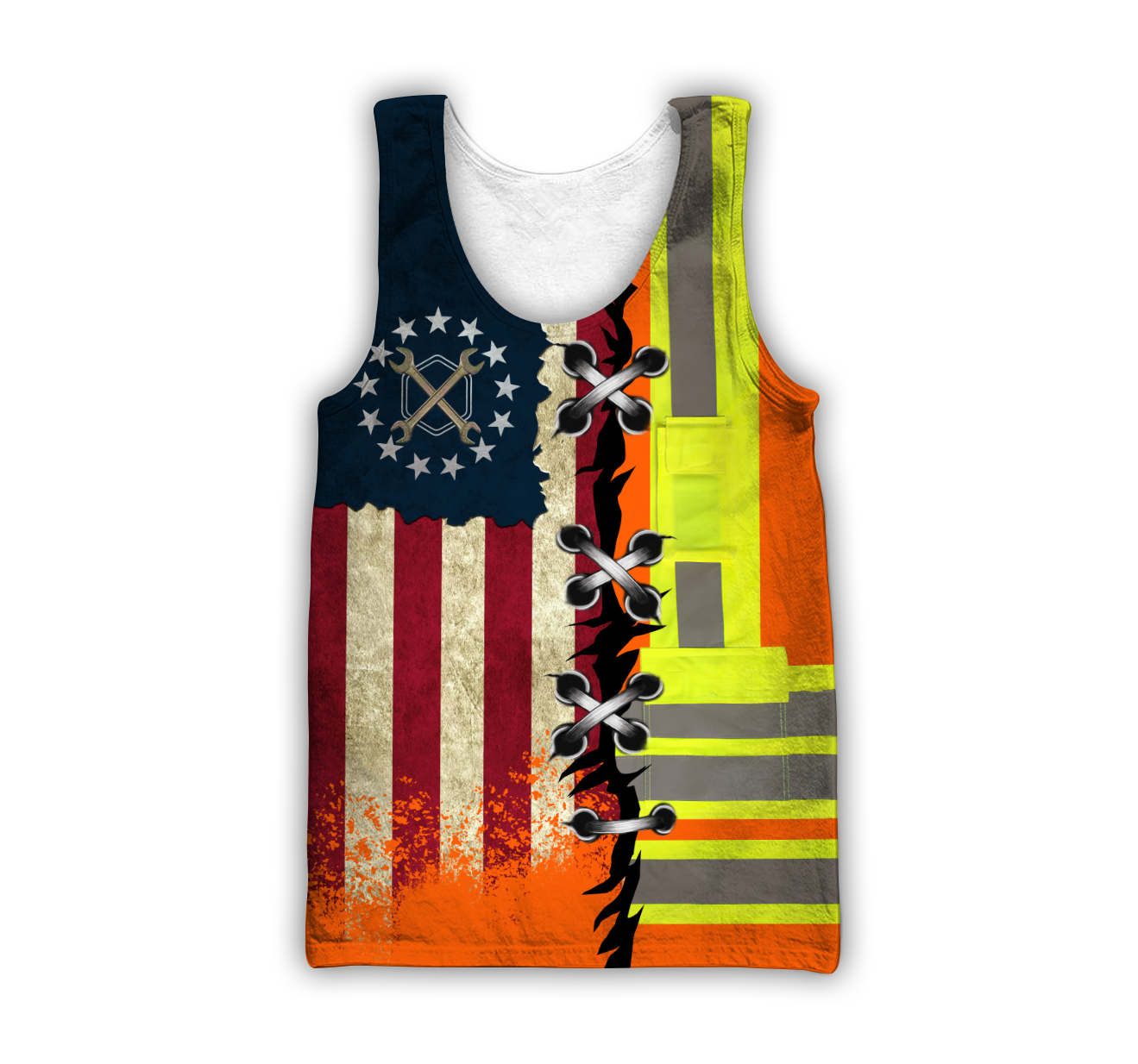 Personalized Mechanic American Flag Hoodie Shirt for Men and Women TR0710201