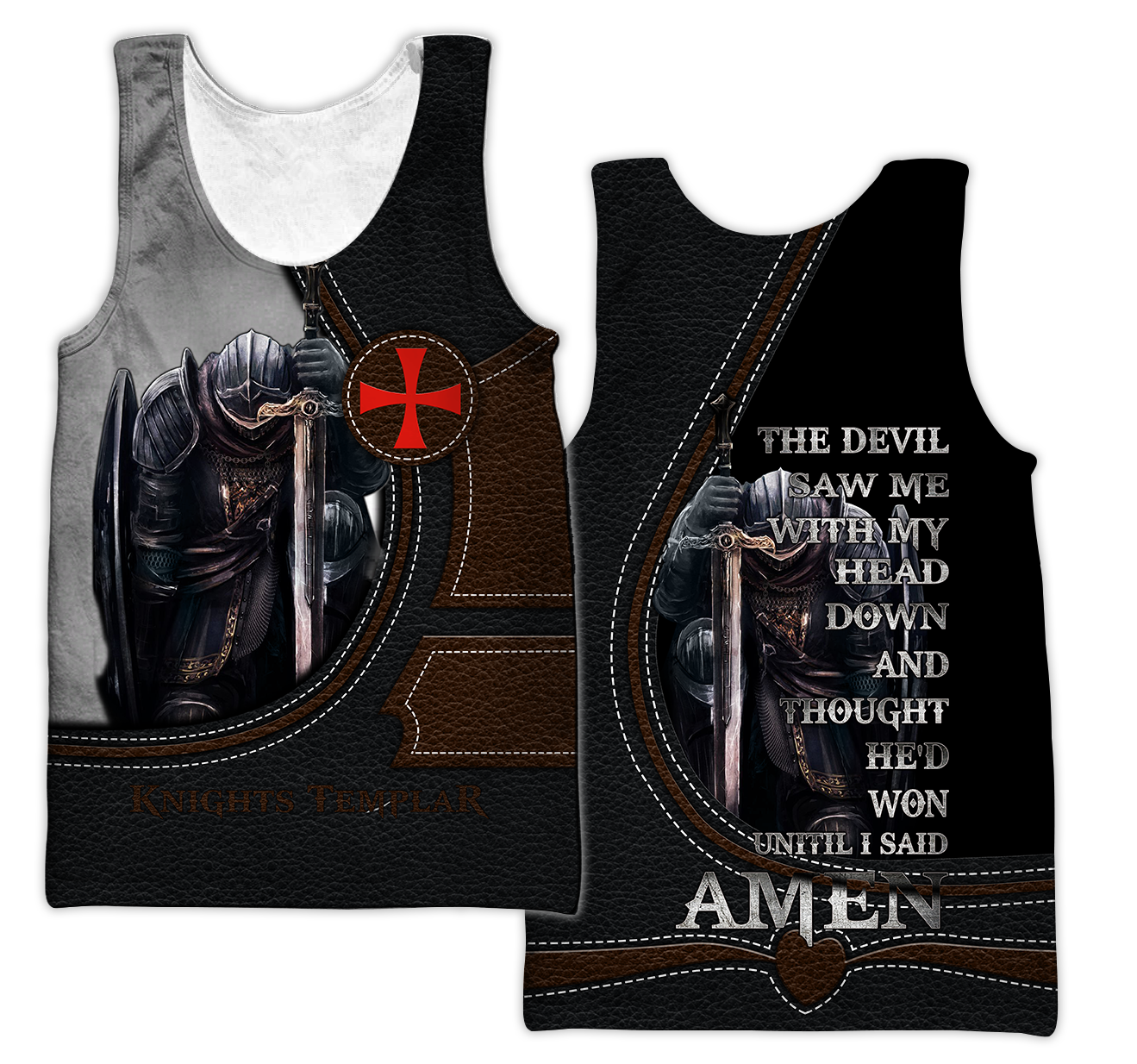 Knights Templar Sons Of God 3D all over printed for men and women PL08092004