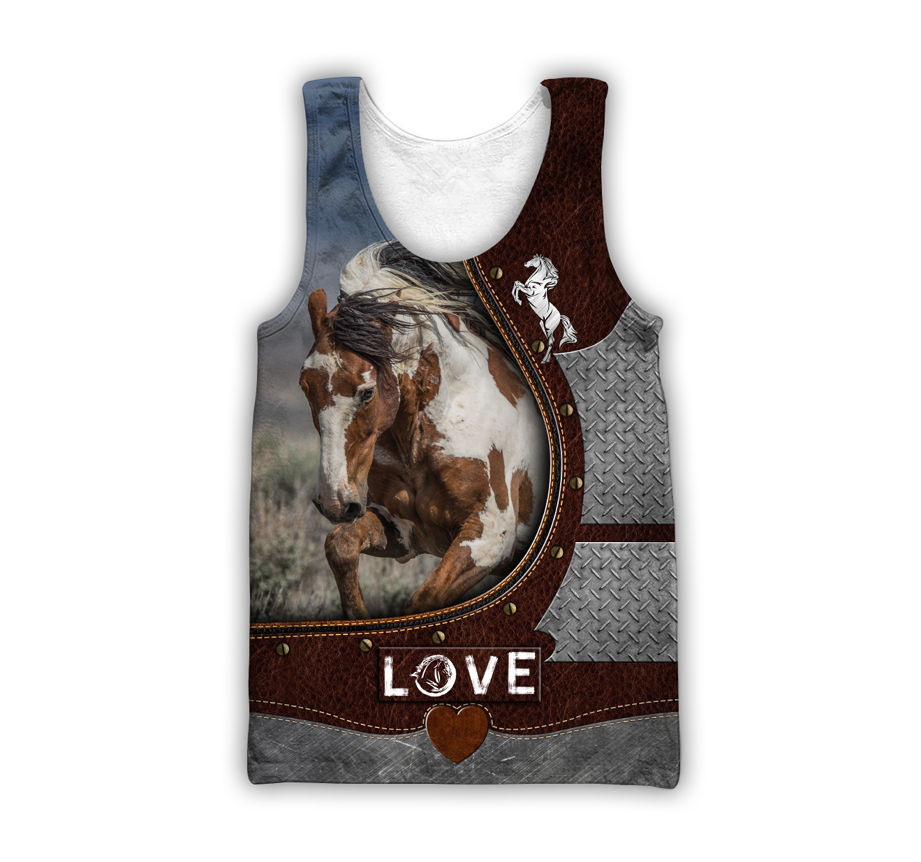 Love Beautiful Horse 3D All Over Printed Shirts For Men And Women TR2505203S-Apparel-MP-Tank Top-S-Vibe Cosy™