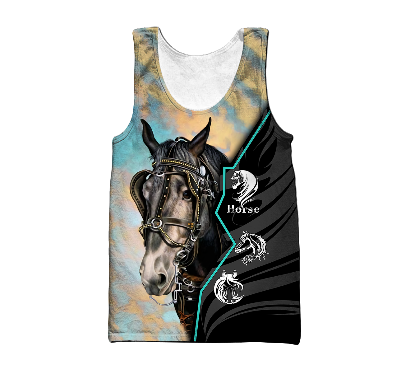 Beautiful Horse 3D All Over Printed shirt for Men and Women Pi040105-Apparel-NNK-Hoodie-S-Vibe Cosy™