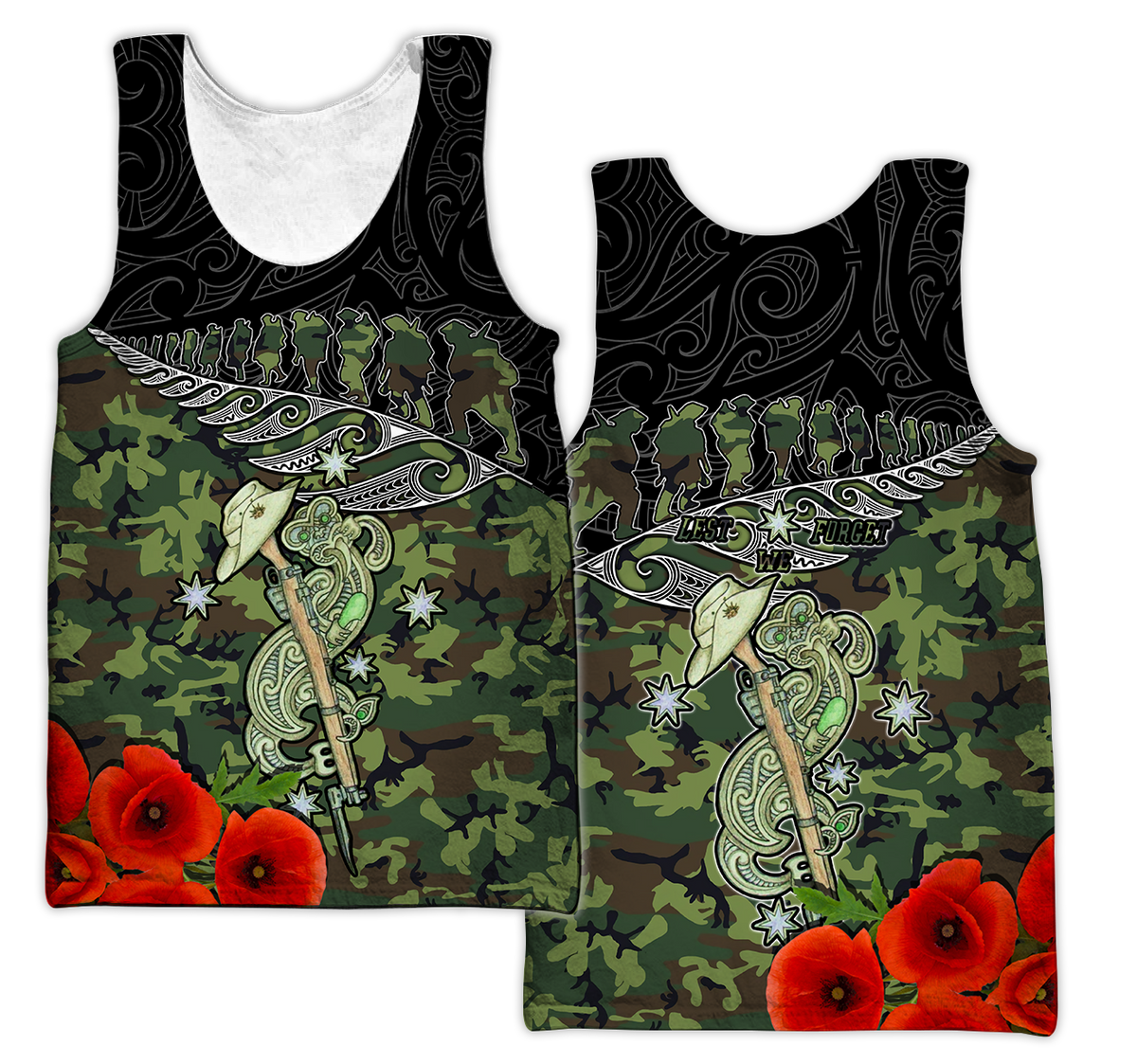 Tiki Lest We Forget Maori Pi240201 - Amaze Style™-Apparel