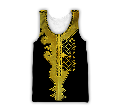 Black Panther African Classic Pattern 3D All Over Print Hoodie
