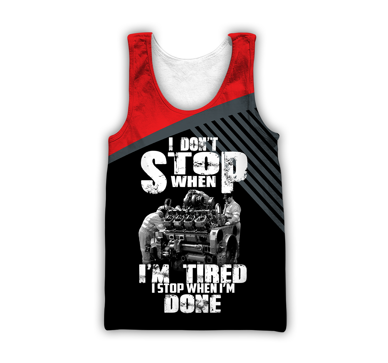 Mechanic I Stop When I'm Done 3D All Over Printed Hoodie For Men and Women TR1010205