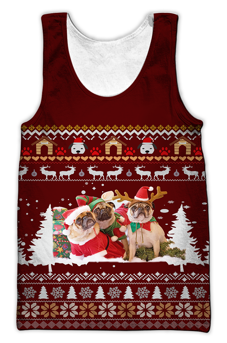 Pug 3d hoodie shirt for men and women HVT19102001