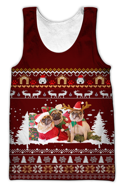 Pug 3d hoodie shirt for men and women HVT19102001