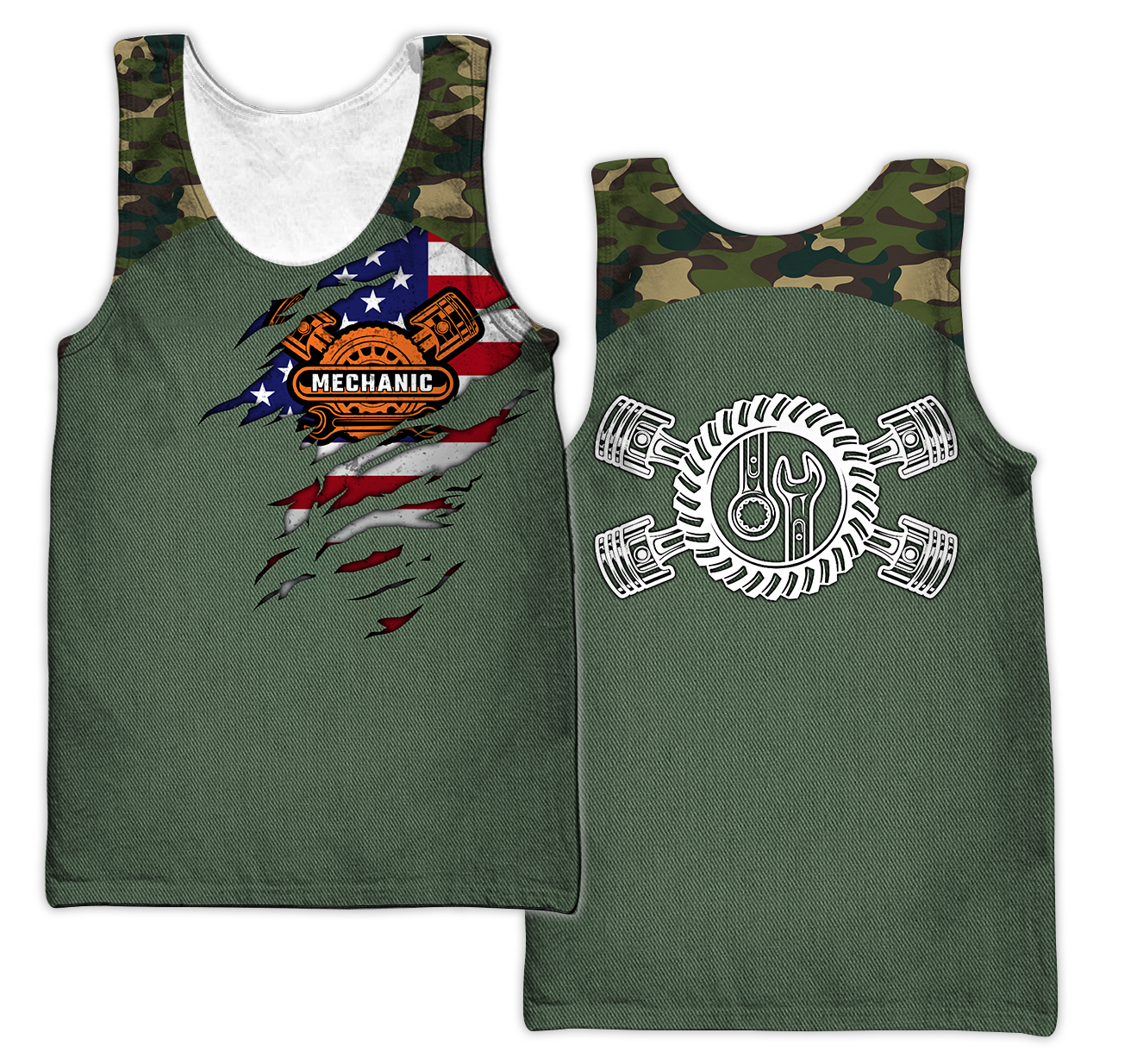 Mechanic Camo 3D All Over Printed Hoodie For Men and Women Pi15092005S1