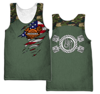 Mechanic Camo 3D All Over Printed Hoodie For Men and Women Pi15092005S1