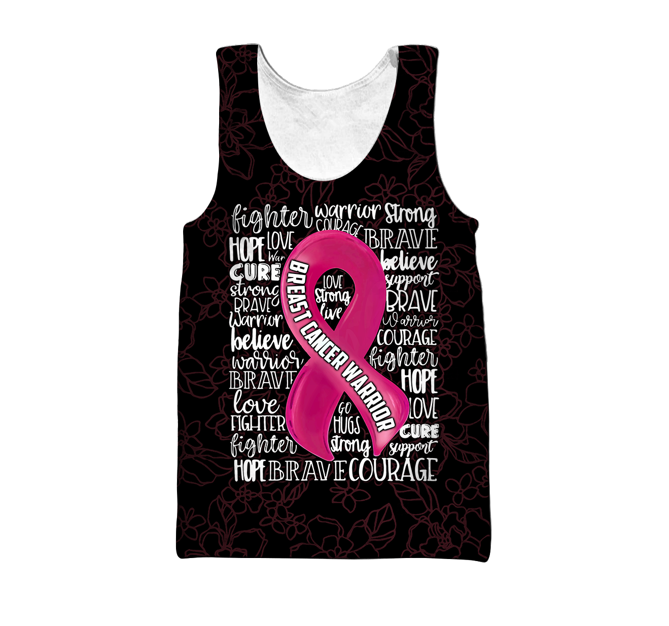 Breast cancer 3d hoodie shirt for men and women HAC200501S-Apparel-HG-Men's tank top-S-Vibe Cosy™
