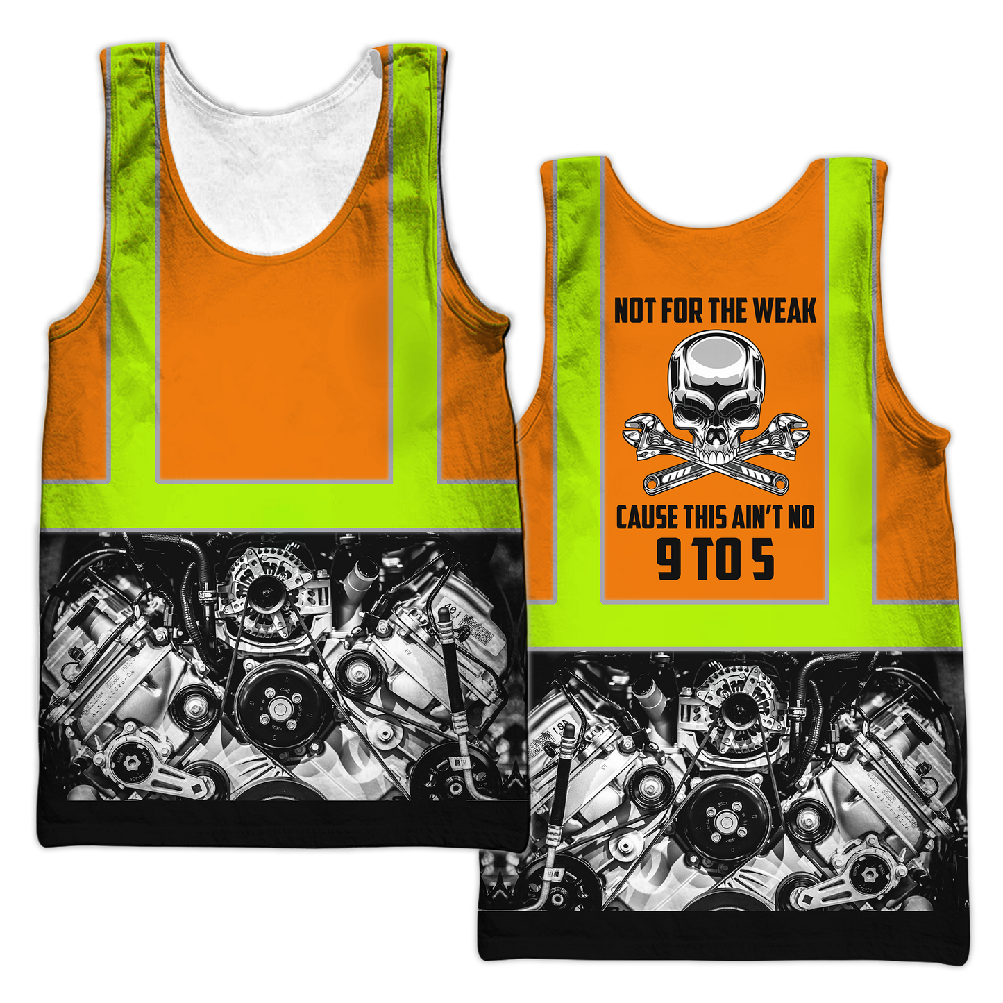 Mechanic Not For The Weak 3D All Over Printed Hoodie For Men and Women Pi10102004