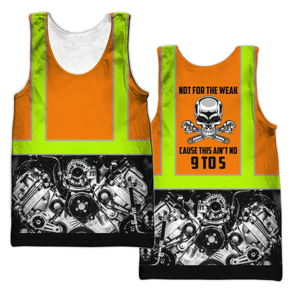 Mechanic Not For The Weak 3D All Over Printed Hoodie For Men and Women Pi10102004