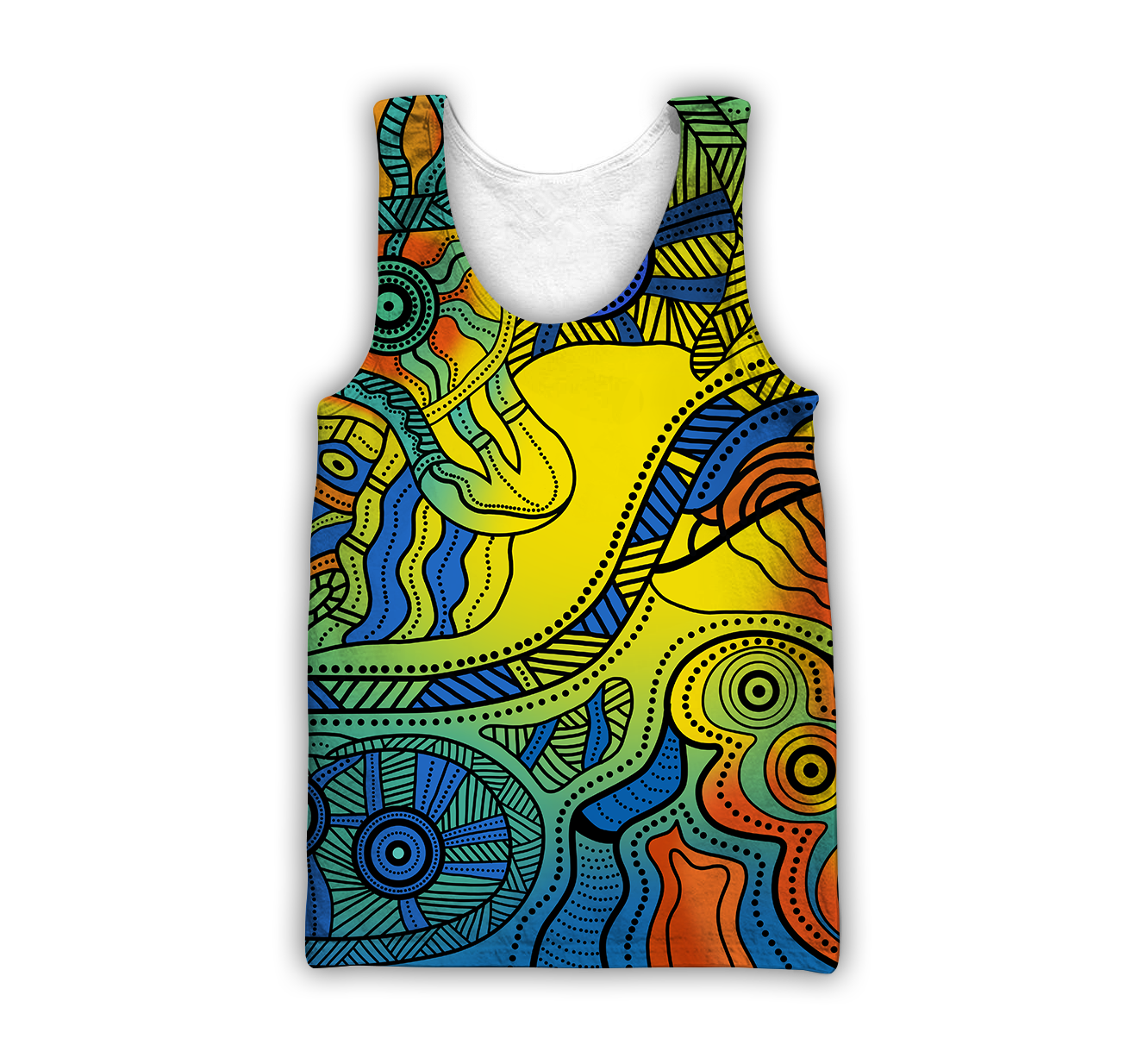 Aboriginal Indigenous Dot Painting Art Shirt For Men And Women
