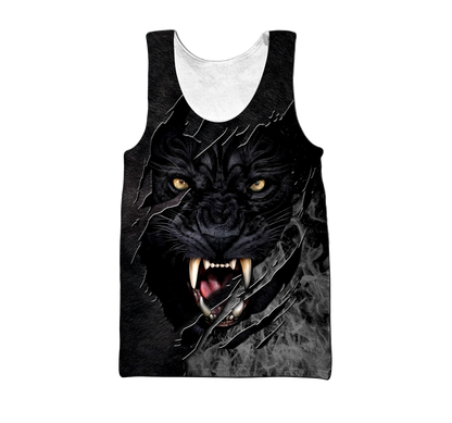 The Black Panther Anger All Over Print Hoodie HAC040901