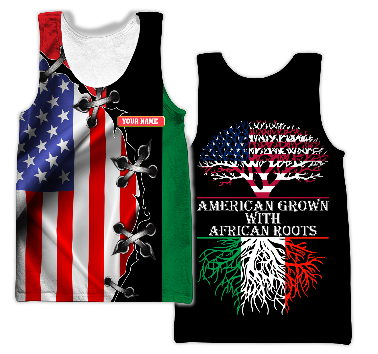 American grown with african roots 3d hoodie shirt for men and women HAC250601-Apparel-HG-Men's tank top-S-Vibe Cosy™