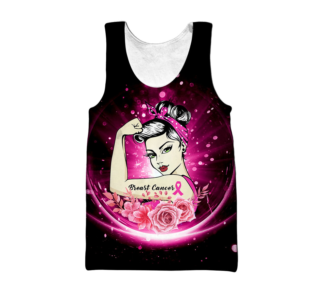 Breast cancer 3d hoodie shirt for men and women HAC270405-Apparel-HG-Men's tank top-S-Vibe Cosy™