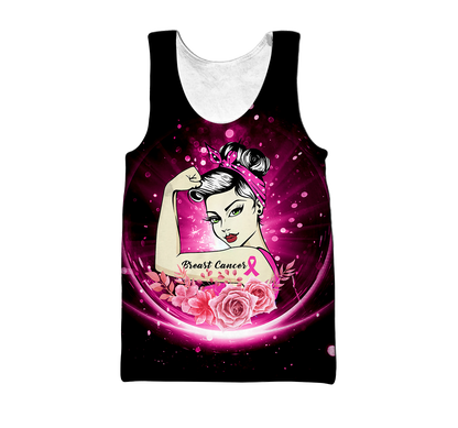 Breast cancer 3d hoodie shirt for men and women HAC270405-Apparel-HG-Men's tank top-S-Vibe Cosy™