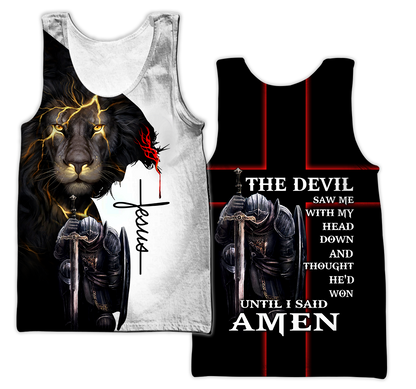 The Devil Saw Me With My Head Down 3D All Over Printed Shirts For Men and Women Pi250501S13-Apparel-TA-Tank Top-S-Vibe Cosy™