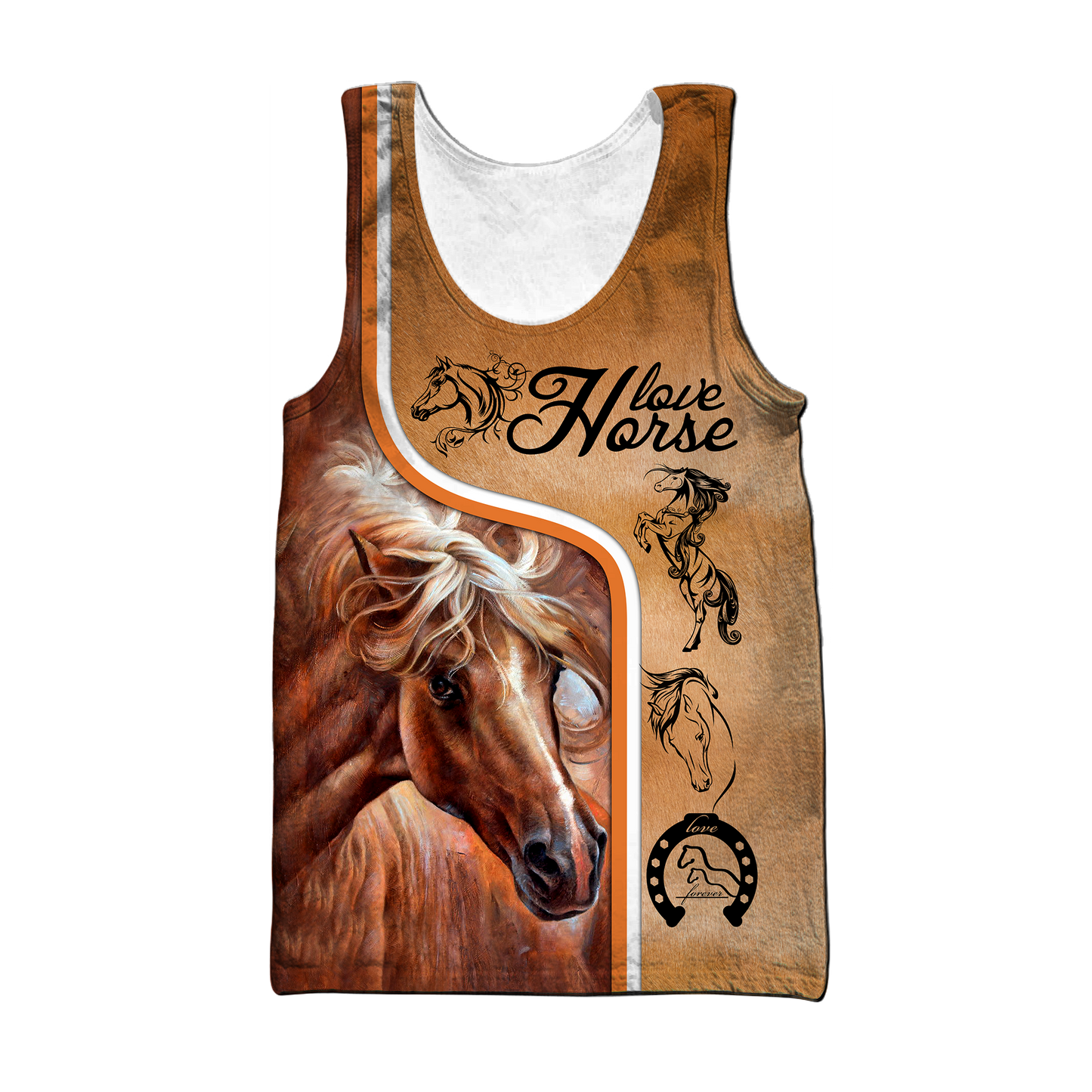 Love Horse 3D All Over Printed Unisex Shirts Pi112037