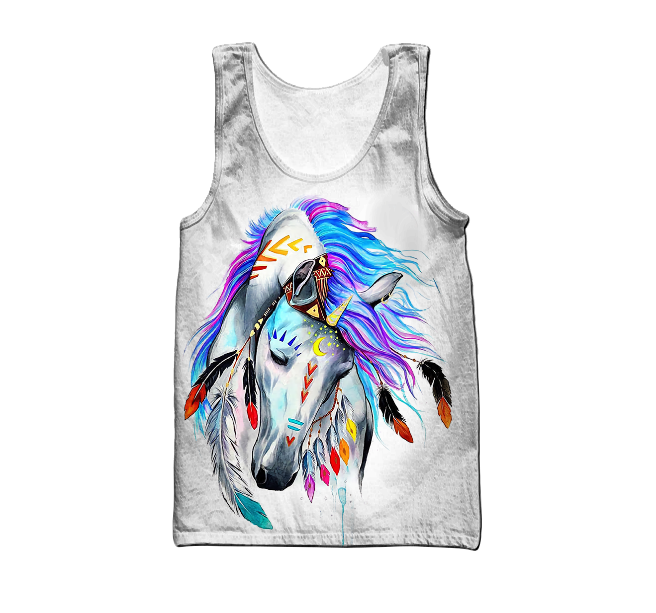 Beautiful Horse 3D All Over Printed shirt for Men and Women Pi060105-Apparel-NNK-Tank Top-S-Vibe Cosy™