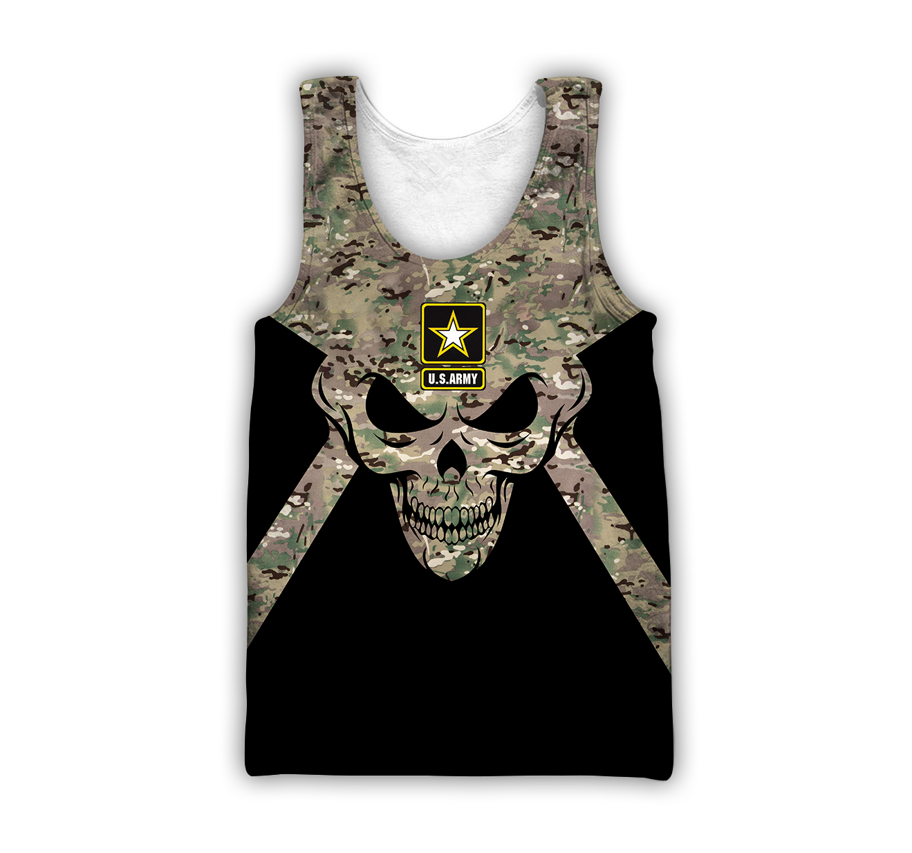 Soldier US Army Skull 3D All Over Printed Shirt Hoodie MP28082005