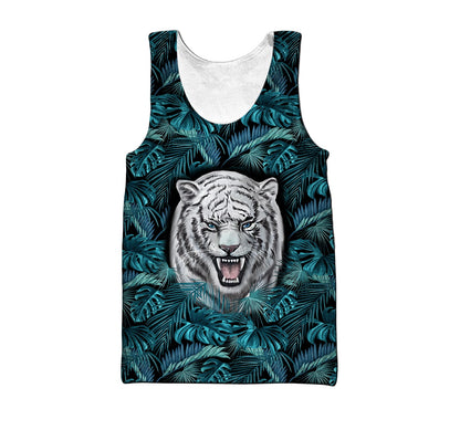Powerful White Tiger Hoodie For Men And Women MH1908202-TQH