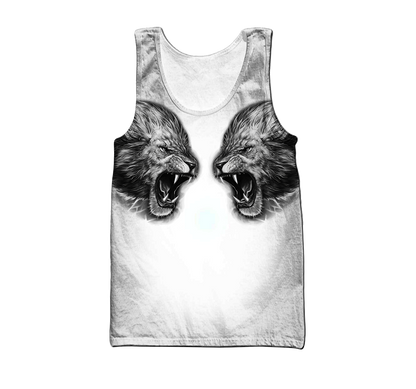 Lion Tattoo 3D All Over Printed Shirts For Men and Women DQB08042001