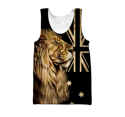 Australia - One Nation Under God 3D All Over Printed Unisex Shirt