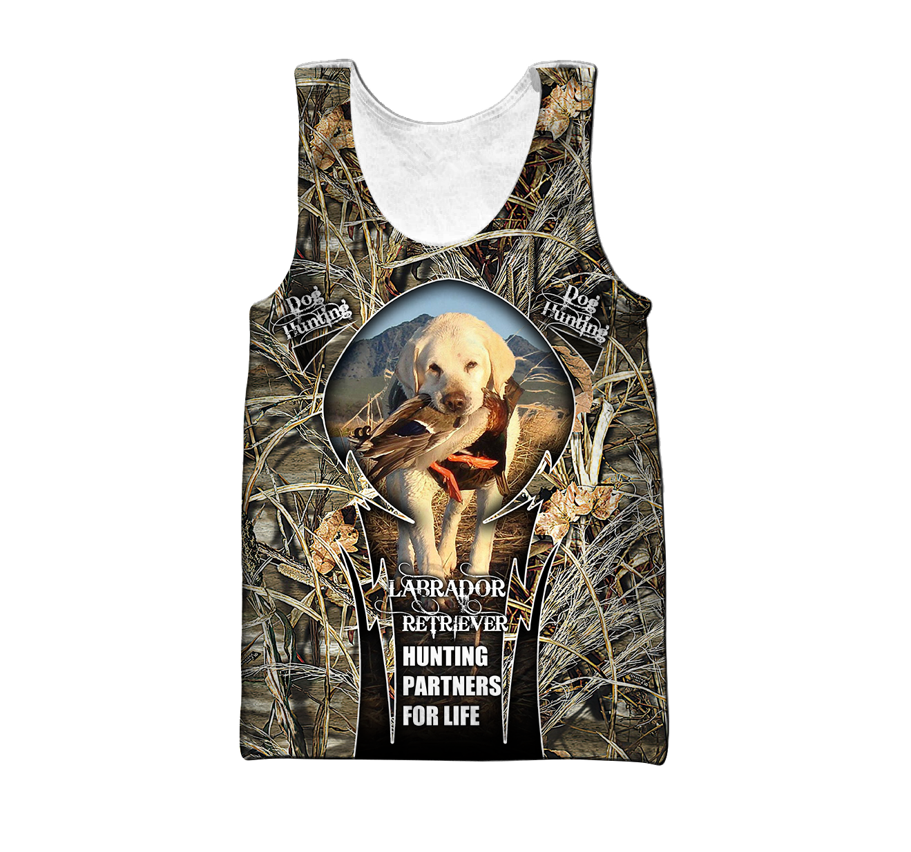 Labrador Hunting 3D Over Printed Unisex Deluxe Hoodie