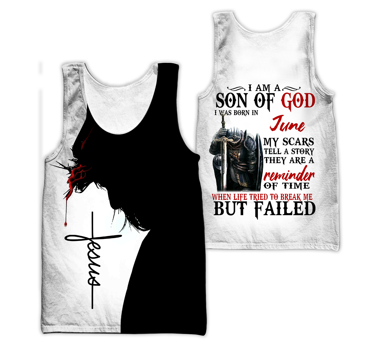 June Guy - Son of God Custome Name 3D All Over Printed Hoodie