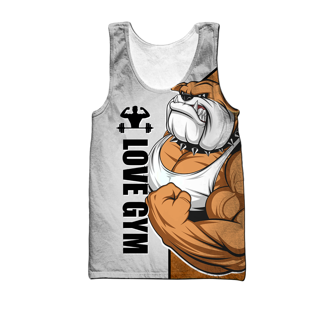Gym dog 3d all over printed for man and women QB05292003-Apparel-PL8386-Tank top-S-Vibe Cosy™