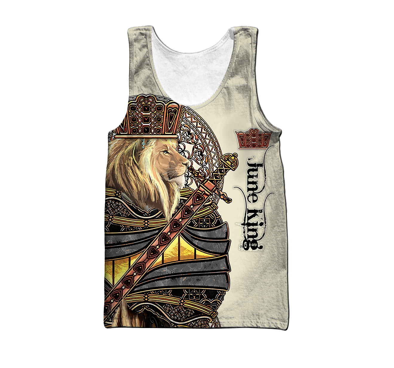 June King Lion 3D All Over Printed Unisex Shirts